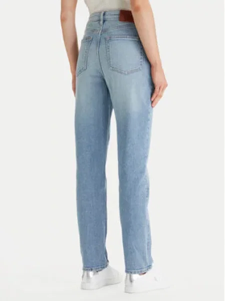 Mom džínsy Calvin Klein modrá