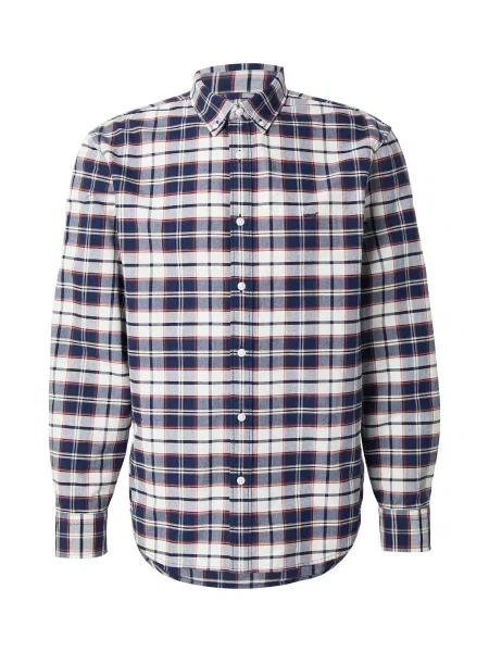 LEVI'S ® Košile AUTHENTIC marine modrá / světle žlutá / tmavě červená bílá