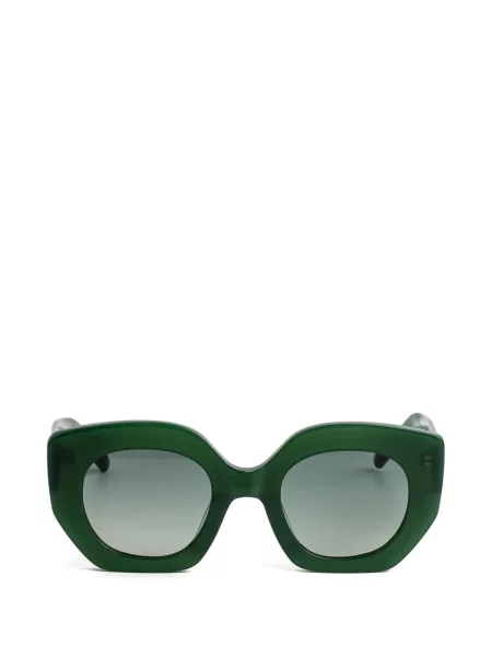 Ochelari de soare Kaleos cu imprimeu geometric verde