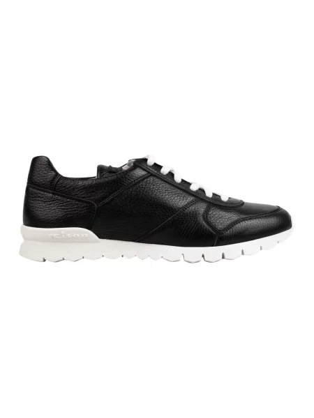 Sneakersy Kiton skórzane czarne