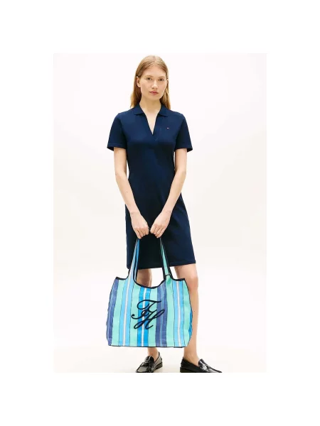 Taška Tommy Hilfiger modrá