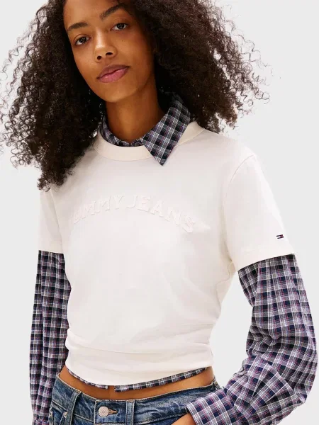 Футболка Tommy Jeans біла