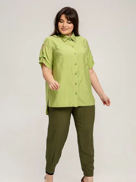 Блуза All Posa салатовий віскоза/модал