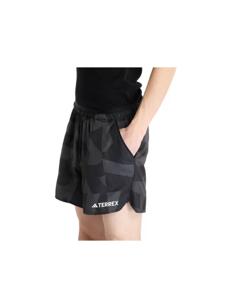Pantaloni scurți Adidas cu imagine negru