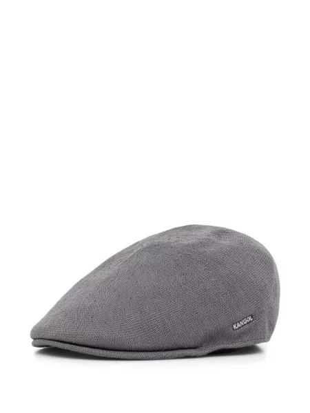 Căciulă Kangol cu broderie fără toc din bambus gri