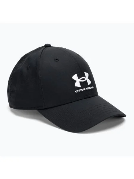 Under Armour Branded Lockup Adj black/white мъжка бейзболна шапка бяло