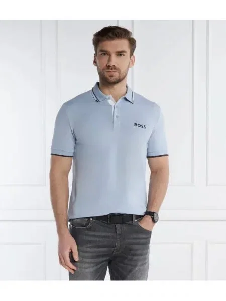 BOSS GREEN Polo Paddy Pro | stretch albastru
