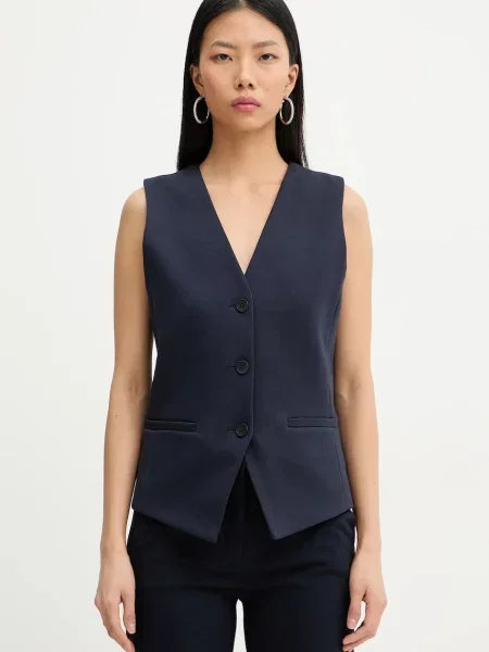 Weekend Max Mara kamizelka POGGIO granatowa