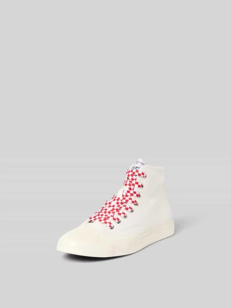 Sneakersy w wysokim kroju z naszywką z logo Kenzo białe