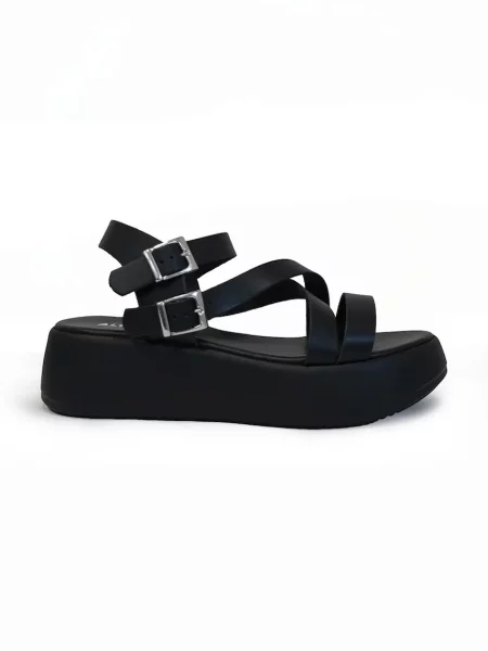Сандали Altercore Serena black с платформа Serena black черно