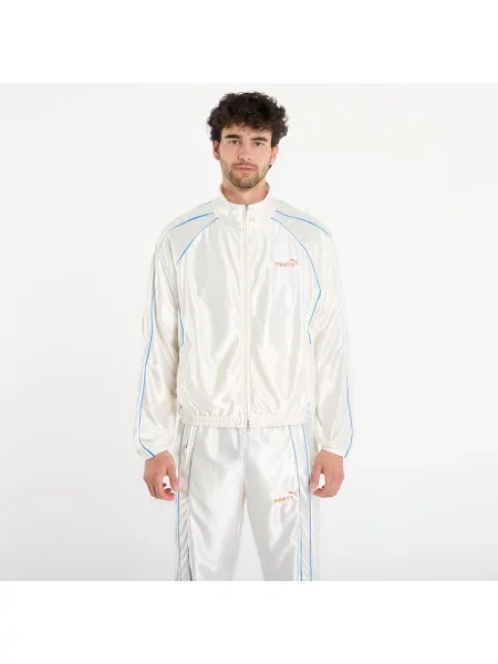 Яке Puma x FENTY T7 Piping Track Jacket UNISEX Warm White L бяло