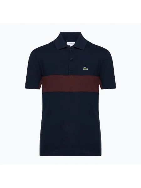Детское поло Lacoste синее