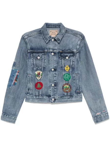 Ponožky Polo Ralph Lauren s výšivkou modré