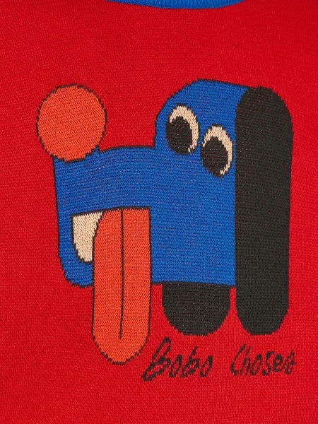 Bobo Choses Sweter rot czerwony