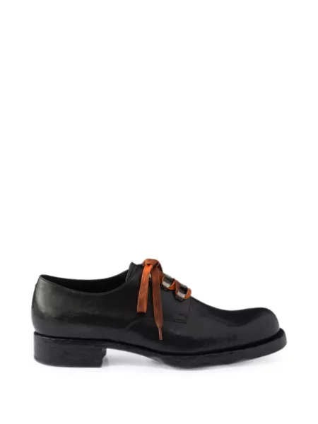 Pantofi Prada cu șireturi din piele negru