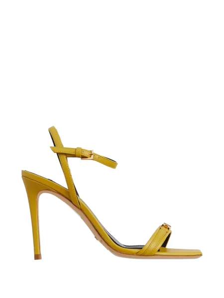Sandale Elisabetta Franchi cu cataramă cu bretele galben