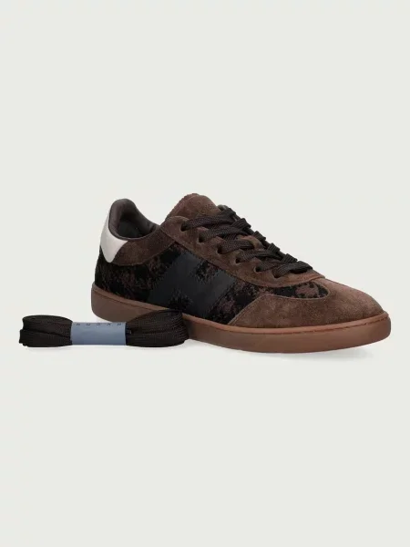 Замшевые кроссовки Hogan