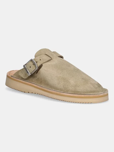 Fracap Mules μουλάρια δερμάτινα μπεζ