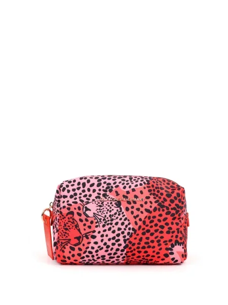 Lola Casademunt Geantă de cosmetice roz / roșu negru