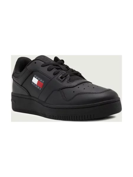 Retro bőr félcipo Tommy Jeans fekete