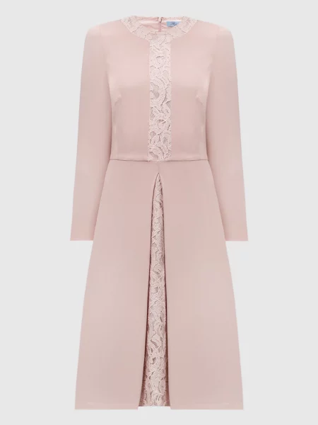 Кружевное платье Blumarine розовое