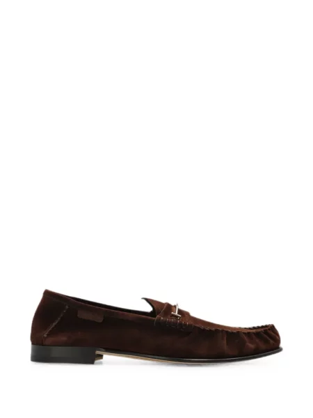 Pantofi loafer Tom Ford din piele maro