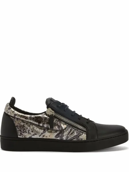 Sneakerși Giuseppe Zanotti Frankie cu imagine negru