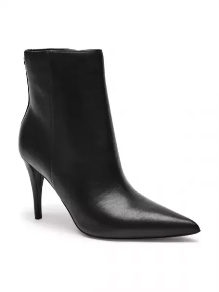 Guess De piele botine cu subțire SLINKS negru