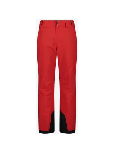Długie spodnie narciarskie CMP Twill w kolorze głębokiej czerwieni czerwone