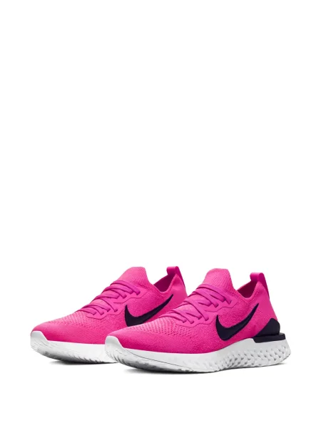 Платно маратонки Nike Air Force 1 с принт синьо