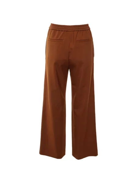 Pantaloni Weekend Max Mara de lână maro