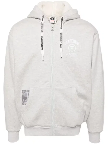 Geacă Aape By A Bathing Ape cu glugă gri