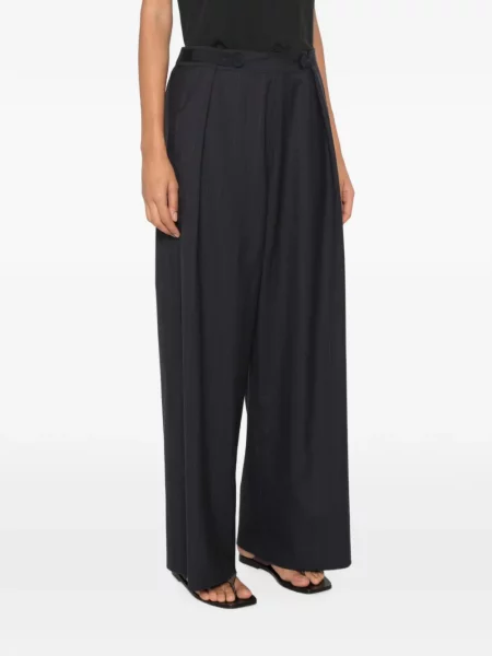 Pantaloni Francesca Marchisio albastru