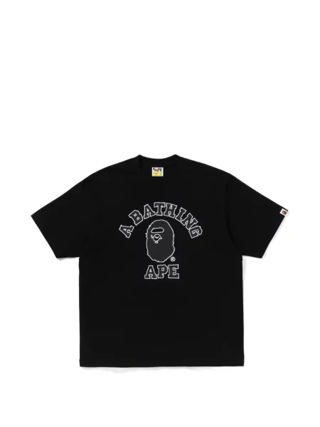 Tricou A Bathing Ape® cu imagine negru