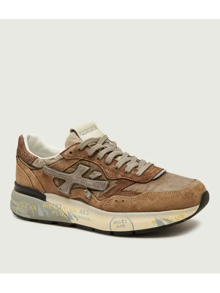 Premiata Sneakers Mick | piele întoarsă maro