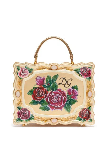 Geantă Dolce & Gabbana Dolce Box auriu