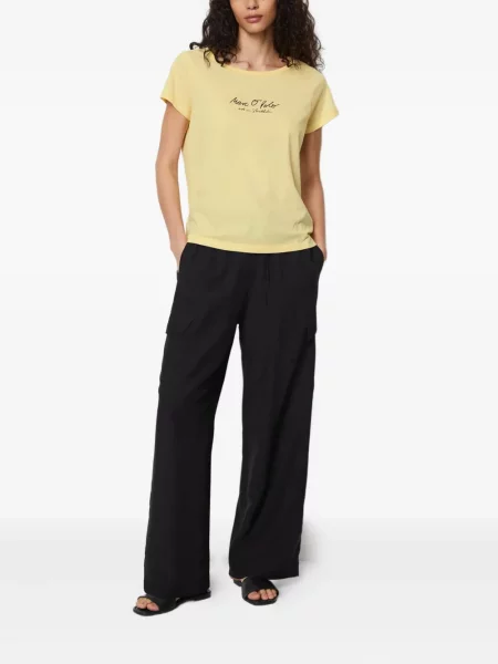 Tricou Marc O'polo cu imagine galben