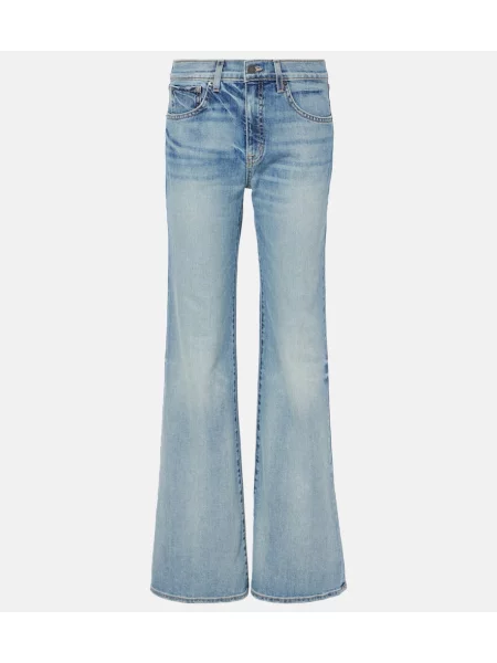 Jeansy dzwony Nili Lotan dzwony niebieskie