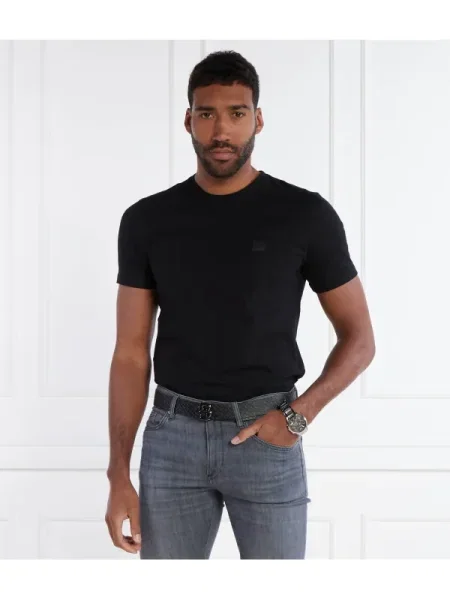 BOSS ORANGE Tricou Tales | negru