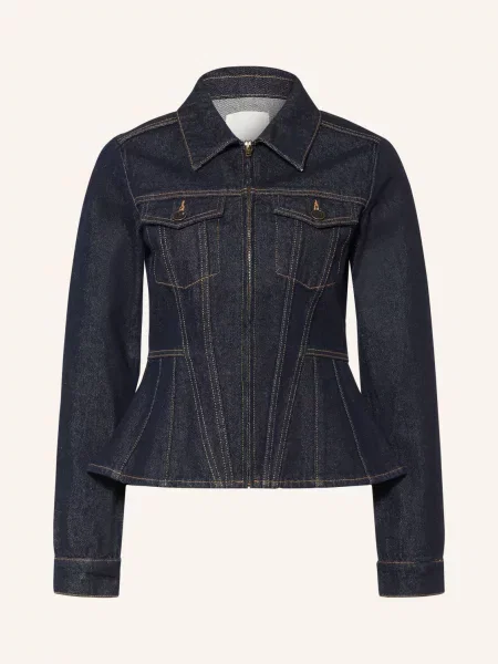 Sofie Schnoor Džínová Bunda Savakisw dark denim blue modrá