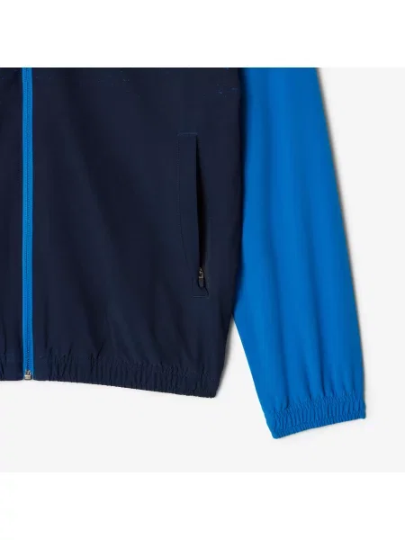Lacoste Dres Tennis X Novak Djokovic niebieski