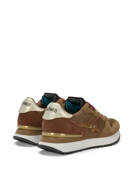 Sneakerși Sun68 maro