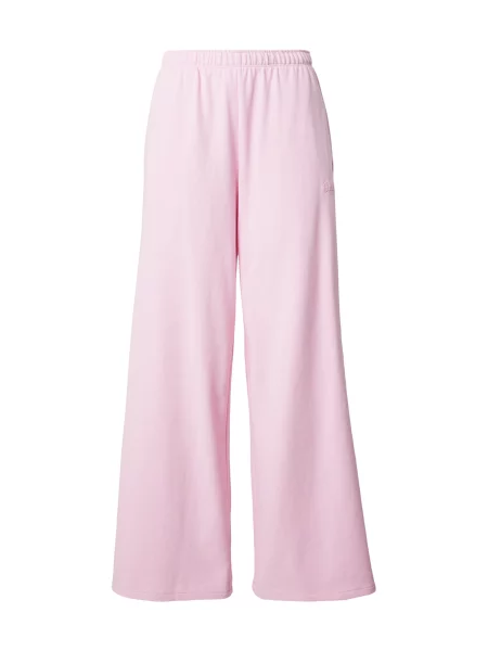 Pantaloni largi Gap roz