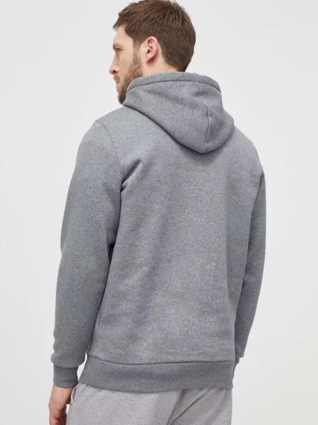 Under Armour kapucnis melegítőfelső férfi pamuttal Essential Fleece szürke