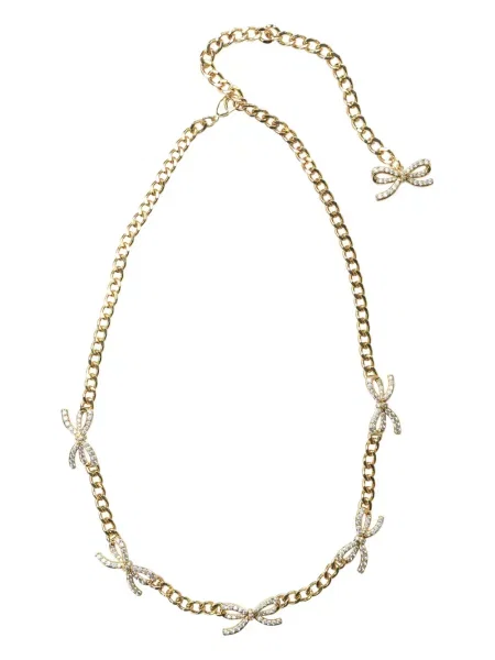 Colier Self-portrait de cristal maro