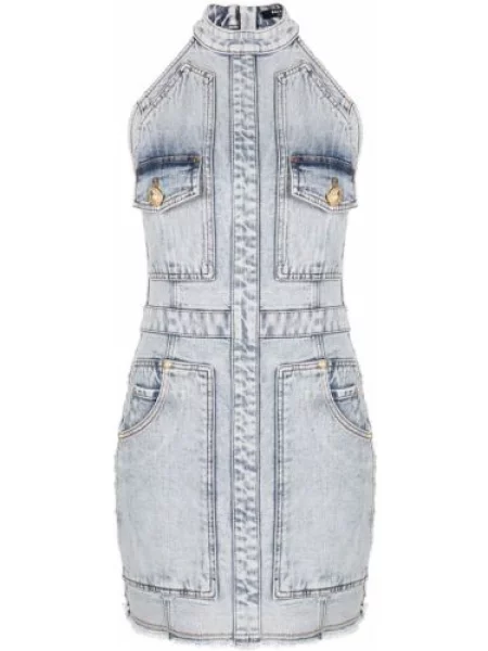 Traper haljina Balmain plava