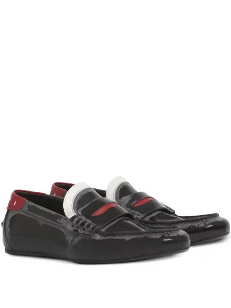 Pantofi loafer Marni din piele negru