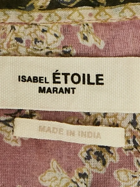 Bluză Marant Etoile cu model floral cu imagine roz