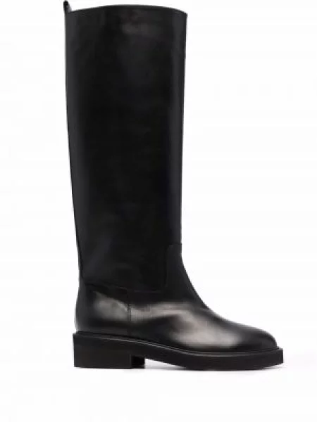 Botine Via Roma 15 din piele negru