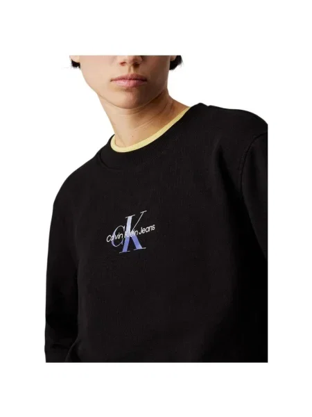 Geacă de blugi Calvin Klein Jeans negru